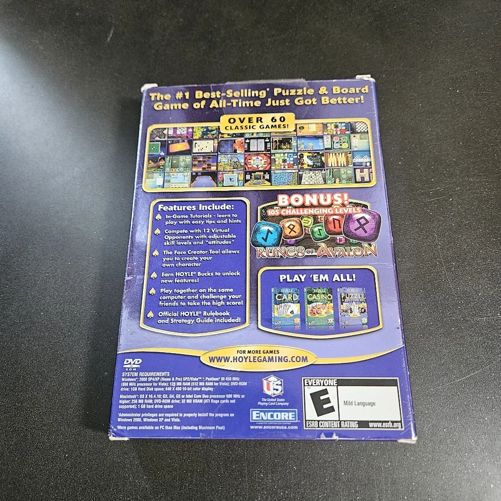 Hoyle Puzzle Board Games for PC CD-ROM